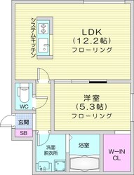 バスセンター前駅 徒歩5分 2階の物件間取画像